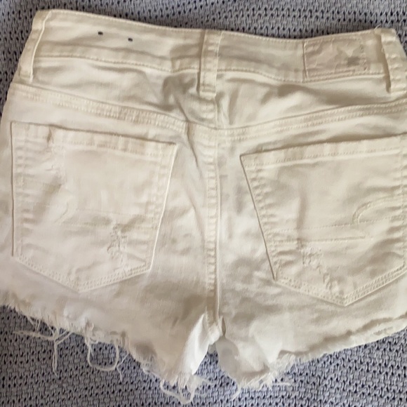 American Eagle Outfitters Shorts American Eagle White Distressed